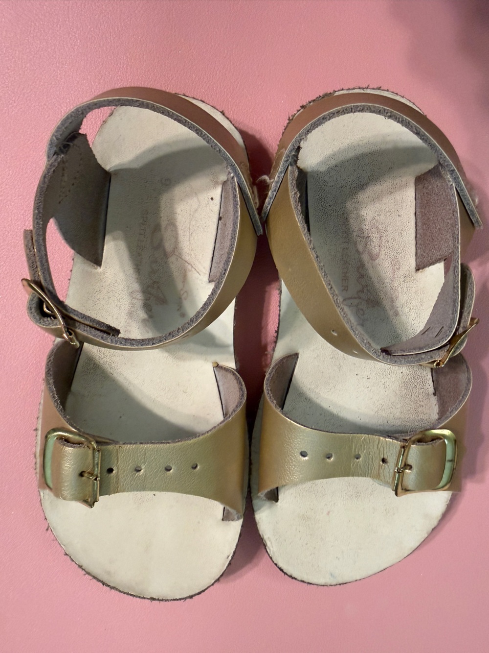 Sun San Surfer Metallic Gold Sandals